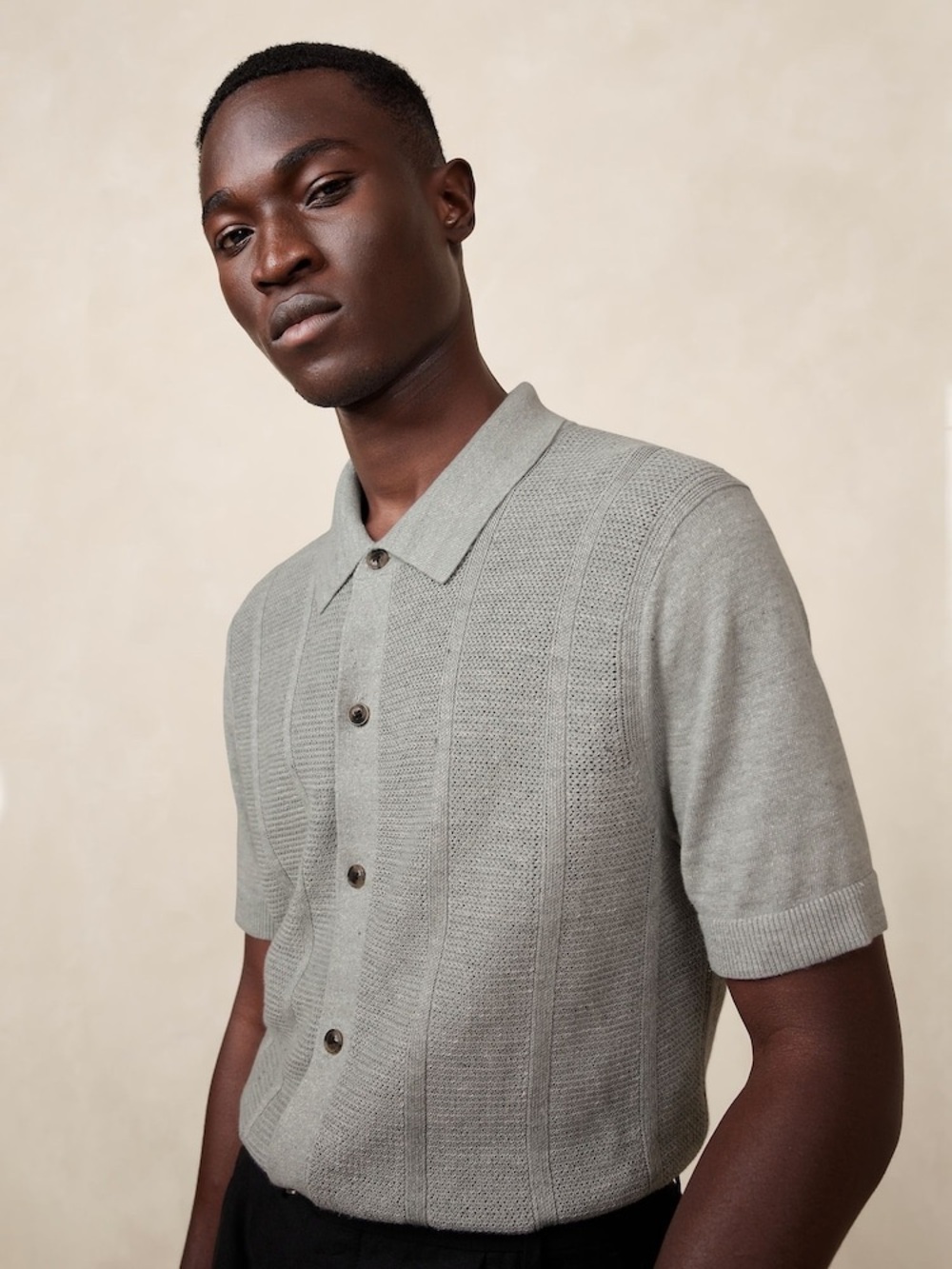 Banana Republic Giorgio Linen Resort Shirt